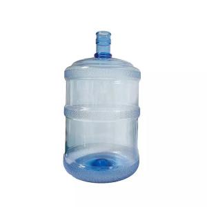 China No Handle Empty 5 Gallon Water Bottle Recyclable Blue PC For Water Cooler Dispenser supplier