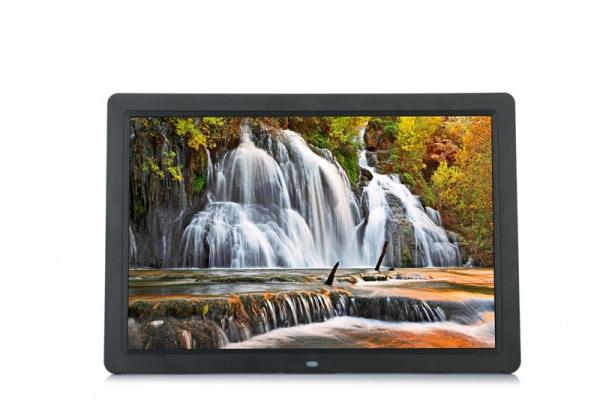 15.4'' LCD Screen 1280x800 LCD Video Brochure USB AVI Black Color Advertising
