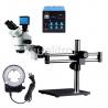 China Distance de fonctionnement stéréo binoculaire du microscope 110mm de bourdonnement avec le rapport optique 7X - 40X wholesale