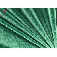 China Plain Dyed Pressed Spandex Velvet Fabric 75d For Skirt Trouser Jacket on sale