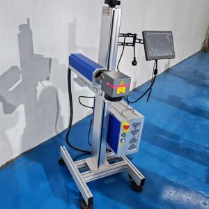 China 高速化を実現するオンザフライ精密レーザーコーディング、効率的なフライングマーキングマシン wholesale