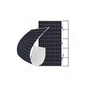 China 440W Flexible Solar Panel, Ultra-Thin 2.7mm Bendable Solar Module with TOPCon Cells for RV/Marine supplier