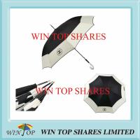 China Famous Advertisement Logo Umbrella with Crystal J Handle for sale