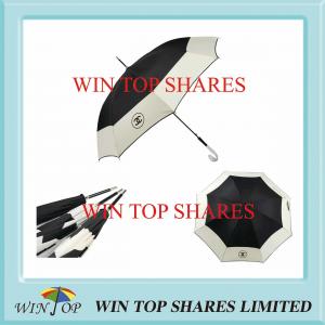 China Famous Advertisement Logo Umbrella with Crystal J Handle supplier