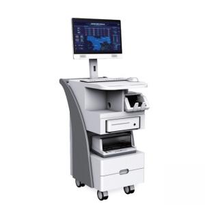 Electric TFT Medical Mobile Workstation On Wheels Hospital