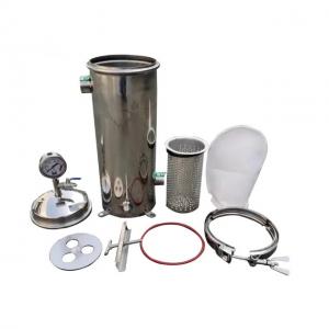 China PP Bag Filtration Housing Stainless Steel 10 Inch Filter Housing Sediment supplier