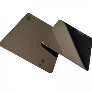 Bronze Super Mirror Stainless Steel Sheet PVD Color SS 201 304 316