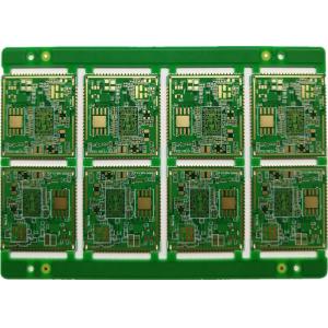 6 Layers HDI PCB Board FR4 TG170 2u" Immersion Gold With Half Holes