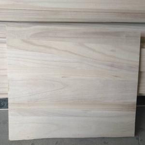 3-55mm Paulownia Hardwood Solid Wooden Panels Natural Color Lightweight