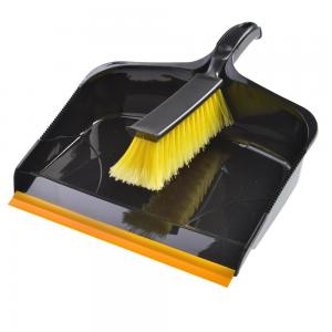 China Large PP Handle 42x34x10cm Compact Dustpan And Brush Table Sofa Hair Clean supplier