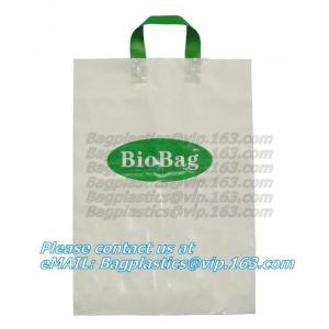 China Promotion soft loop handle plastic bag produced by shanghai manufacturer,Foldable 100% Original PE Soft Loop Handle Plas supplier