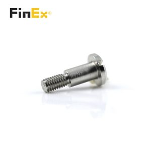 China Metric M3 ISO 9001 Certified Half Threaded Nickel Plated Step Shoulder Screw for Precision Alignment wholesale