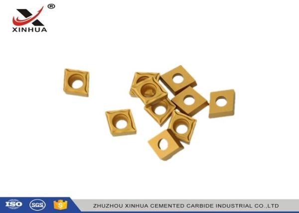 Internal And External Indexable Carbide Inserts CCMT060204 For Steel And Cast Iron