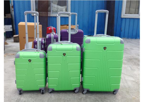 ABS Colorful Hard Case Spinner Luggage Sets With 4 Single Universal Wheel