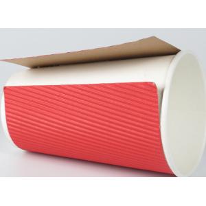 China 16oz Milk Tea Disposable Double Wall Biodegradable Kraft Paper Cups supplier