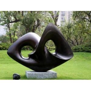 Forged Bronze Abstract Sculpture Medium Handmade Garden Sculptures