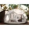 China 5M clear bubble house inflatable Jungle Lodge Ubud igloo bubble lodge PVC Camping hotel tent Inflatable Bubble tent wholesale