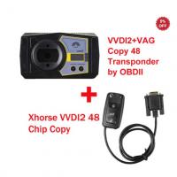 Xhorse VVDI2 Key Programmer Full Version with VAG Copy 48 Transponder by OBDII Plus 48 Data Collector