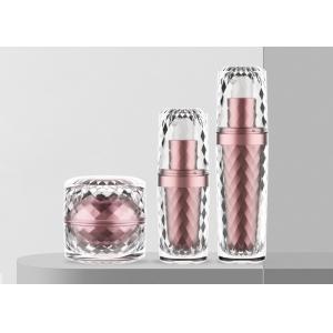 Luxury Diamond Acrylic Cosmetic Bottle And Jar 30ml 15ml