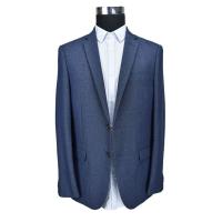 China Windproof Fashion Mens Slim Fit Blazer Jackets , Male Blazer Jackets Navy Mix on sale