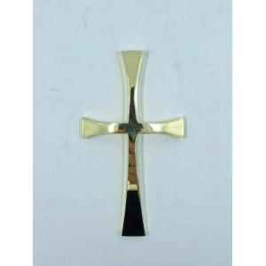 Cross Design Ash Urn Decoration UD02 In Gold Plating With Zamak Material