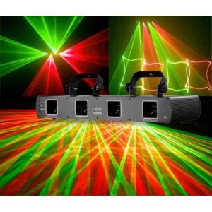 four head red and green laser /led stage effect lights/hottest products in ktv bar room