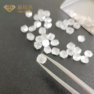 China White Rough Lab Created HPHT Rough Diamond For Jewelry Making supplier