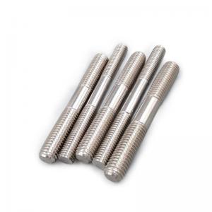 Blackened Stainless Steel Stud with Washer Grade 4.8 8.8 10.9 Double Head Threaded
