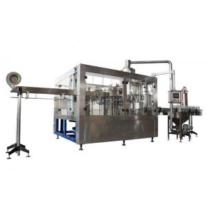 Plastic Screw Cap 3 in 1 Monoblock Soft Drink Bottling Machine