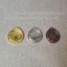 China stock metal blank medals, brush antique bronze blank race medals cheap