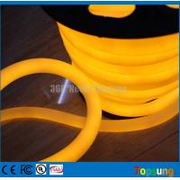 China 25M spool 12V yellow led neon flex 360 for building on sale