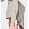 Custom Large Shoulder Tote Bag Purse Simple Unisex Large Capacity Grey Color