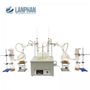 China Short Path Distillation Equipment 20L High Borosilicate Glass Corrosion Resistance supplier