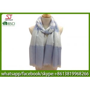 China China factory supply joint stripe yarn dyed fabric spring summer scarf 80*190cm100% Polyester keep fashion chiffon supplier