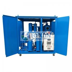 6000LPH TY-100 Industrial Oil Filtration Machine , Turbine Oil Treatment Machine