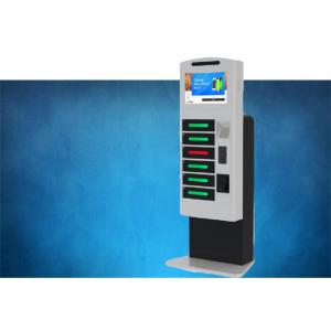 China Library Indoor Model Cell Phone Charging Lockers , Mobile Charging Station For Events supplier