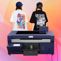 China DTG Direct Print T Shirt Machine With Power Plotter 7 EPSON I3200 X 2 on sale