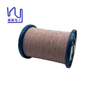 China Ustc155 0.04mm Litz Magnet Wire High Frequency Nylon / Polyster Silk Covered supplier