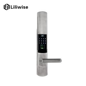 Sliding Cover Electronic Door Locks Fingerprint Password Smart Digital Deadbolt