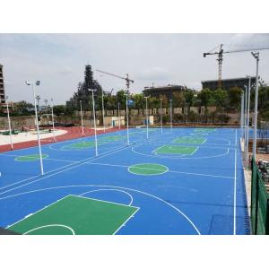 China Rubber Basketball Sport Court Flooring Synthetic Materials Eco - Friendly ITF Certificated supplier