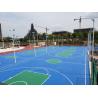 China Rubber Basketball Sport Court Flooring Synthetic Materials Eco - Friendly ITF Certificated wholesale