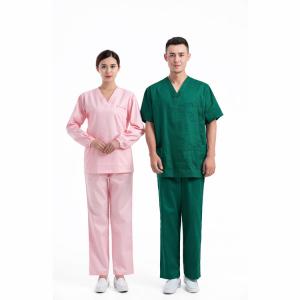 China Hospital Uniforms Medical Scrubs Nurse Scrubs Suit Women Scrubs Uniforms Sets supplier