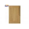China Wood Grain Shaker Kitchen Cabinet Doors 458*688mm With PVC Film Wrapped wholesale