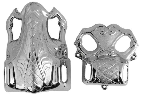 Shining Silver Coffin Corner 4#S Wooden Casket Handle And Fittings Supplier