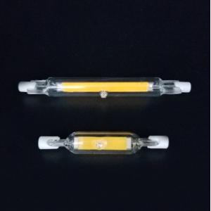China LED R7S Glass Tube 118mm 78mm dimmable Instead of halogen lamp cob 220V 230v Energy saving powerful R7S led bulb 15W 30W supplier