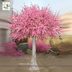 UVG CHR026-2 Decorative Plastic Tree Artificial Sakura Wedding Trees 10ft high indoor land