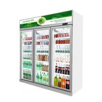 China Three Door Refrigerator Beverage Soft Drink Energy Dinks Display Chiller on sale
