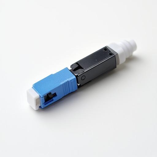 Plastic Fiber Optical Fast Connector in Beige for Smooth and Network Connections