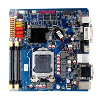 China Intel H61 Express ATX chipset mini itx motherboards 1155 8*USB 2.0 port DDR3 industrial Laptop mainboards 3*SATA2.0 on sale