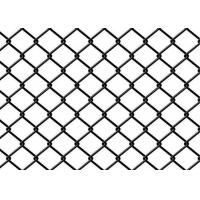 China 6ft Black Vinyl ODM Coated Chain Link Fence For Animal Enclosure on sale